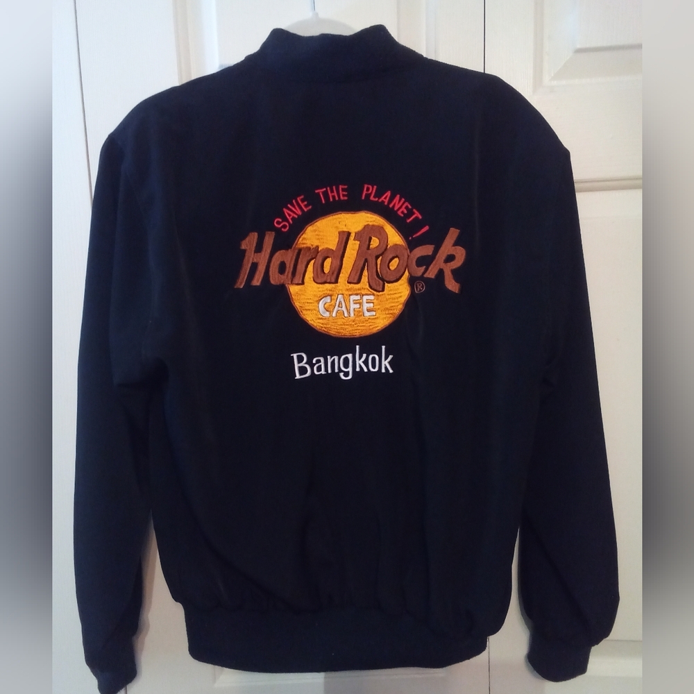 Genuine Hard Rock Cafe - Bangkok embroidered zip jacket, large